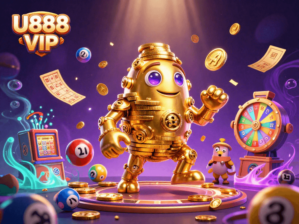 Engage in thrilling games at U888 VIP, where the golden golem embodies the jackpot excitement!