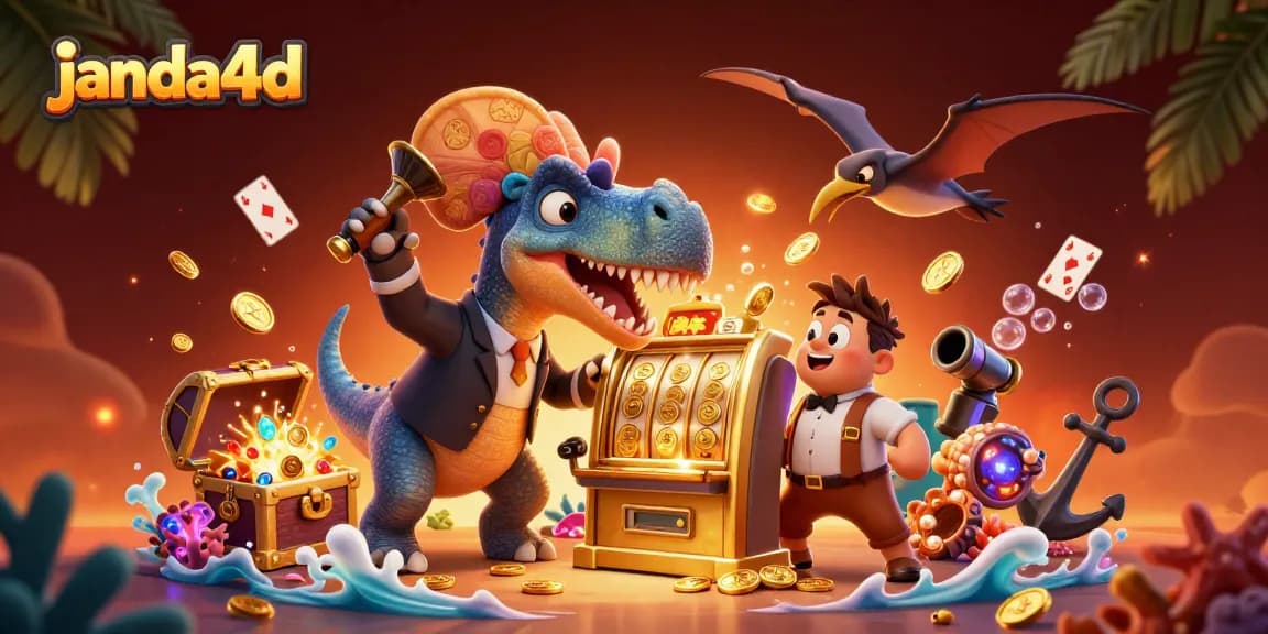 Menangkan jackpot di janda4d dengan slot machine yang mengeluarkan koin emas!