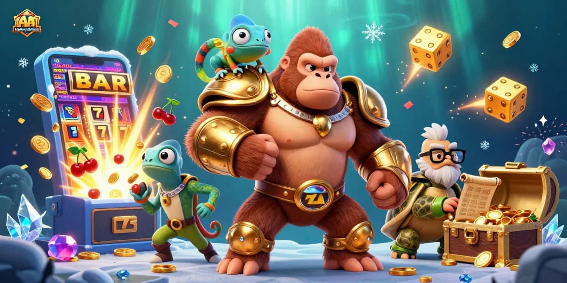 Engage with keonhacai5nam's vibrant casino world, featuring thrilling jackpots and colorful game elements.