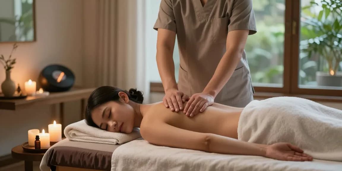 Swedish massage therapy session at https://www.makangs.com/ showcasing relaxation and wellness atmosphere.