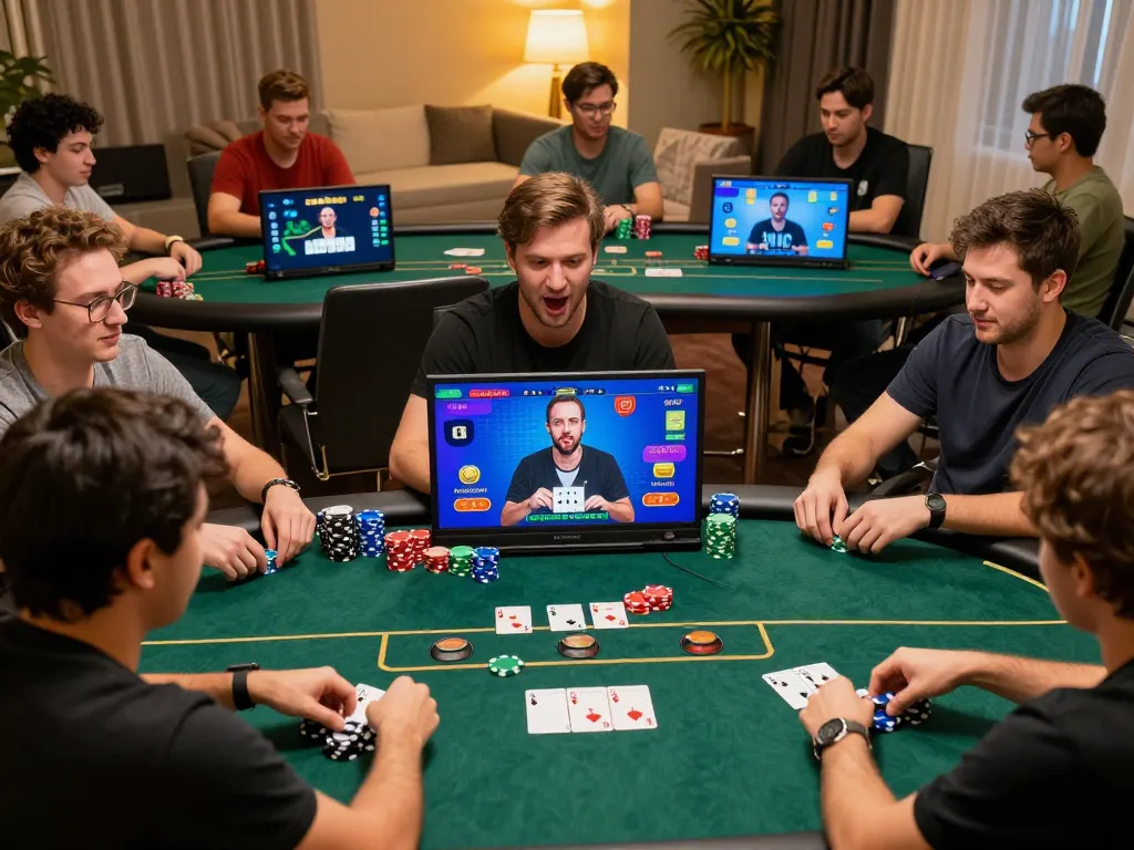 Bermain daftar poker online dengan aman bersama teman-teman dalam suasana permainan rumah yang meriah