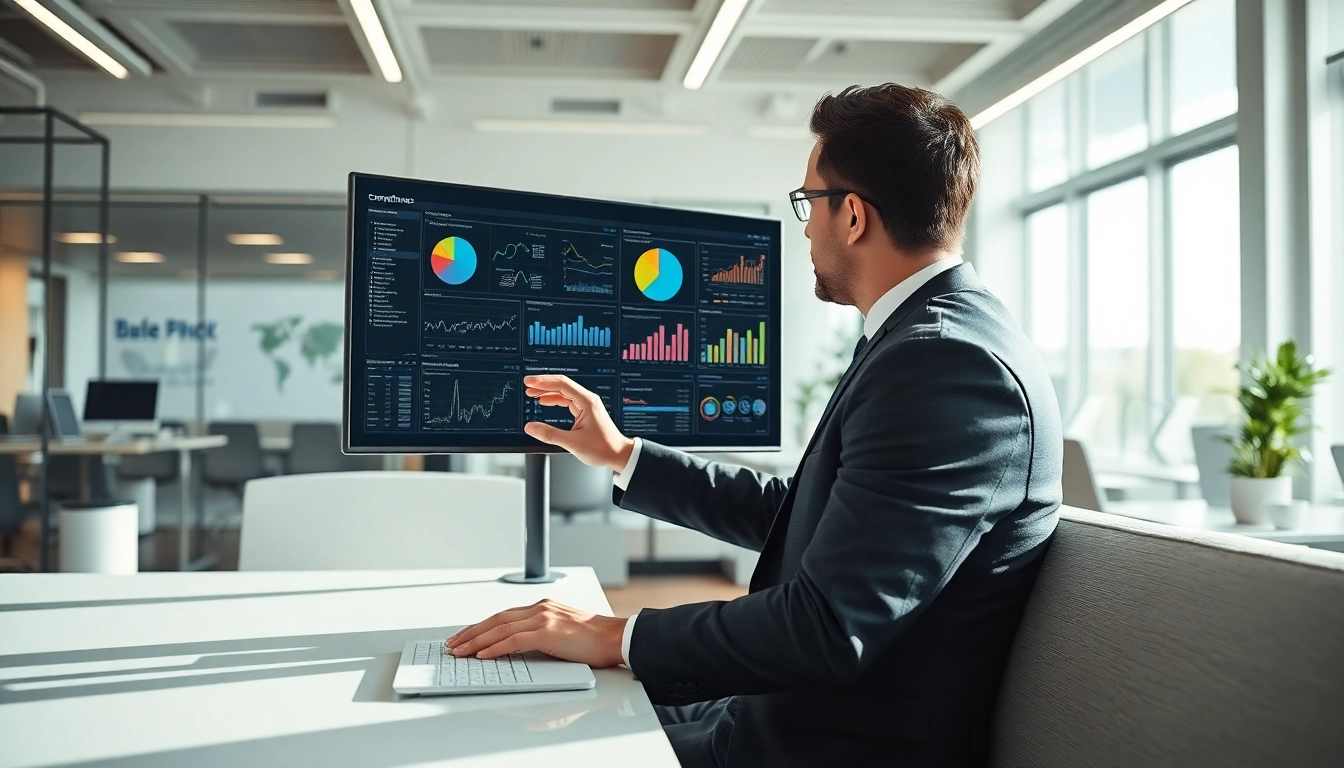 Analyze competitor insights with AI for competitor analysis in a modern office setup.