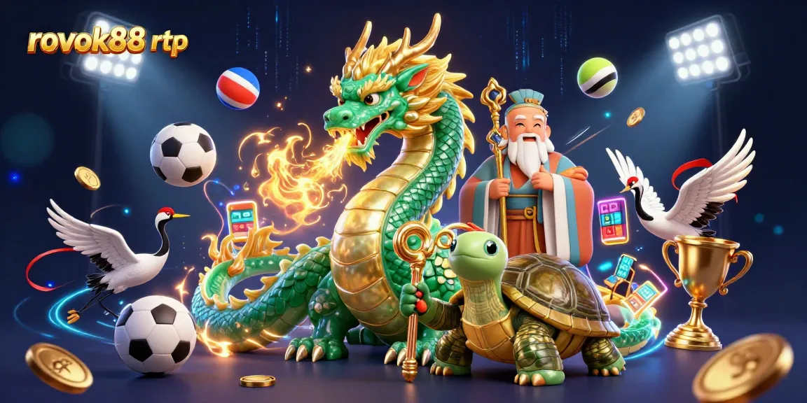 Boost your game with rokok88 rtp and experience engaging casino elements in this vibrant illustration.