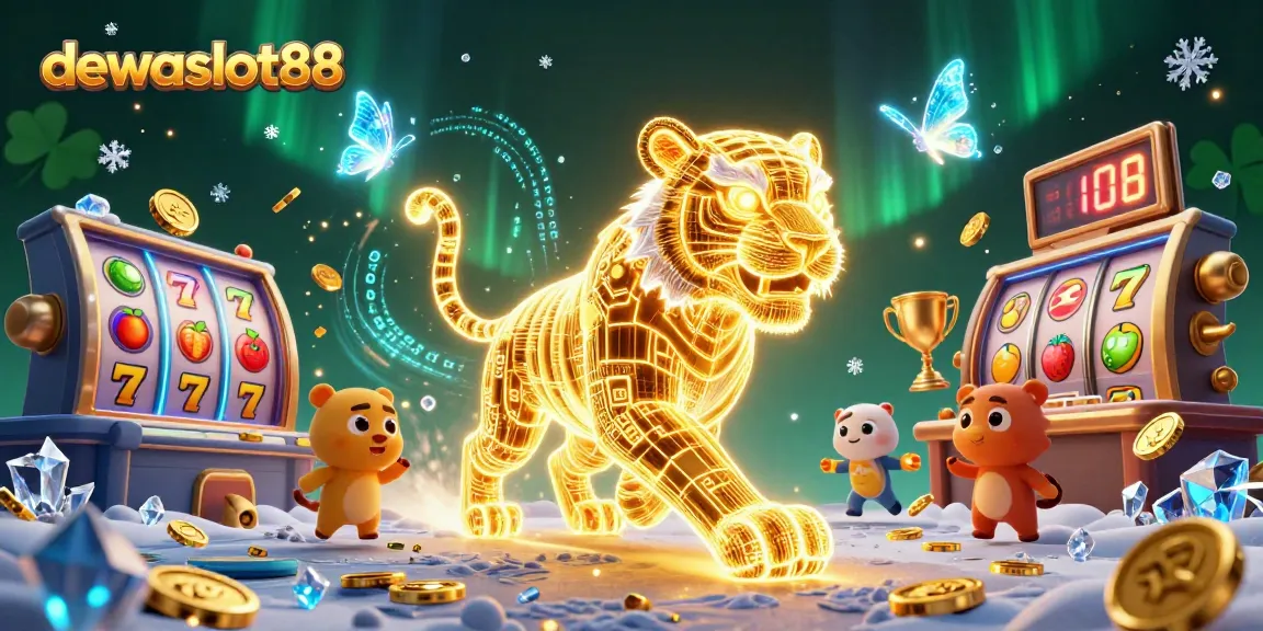 Permainan menarik di dewaslot88, dengan slot berputar, simbol keberuntungan, dan jackpot menunggu!