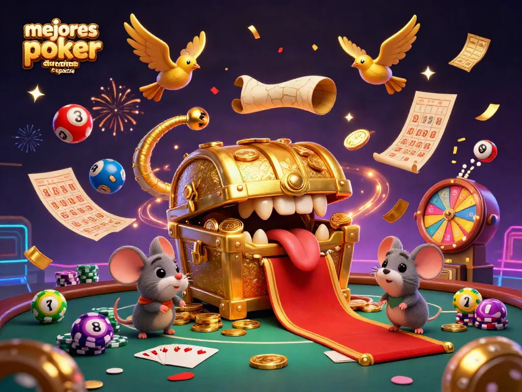 Juega en las mejores salas de poker online España con un diseño vibrante y divertido.