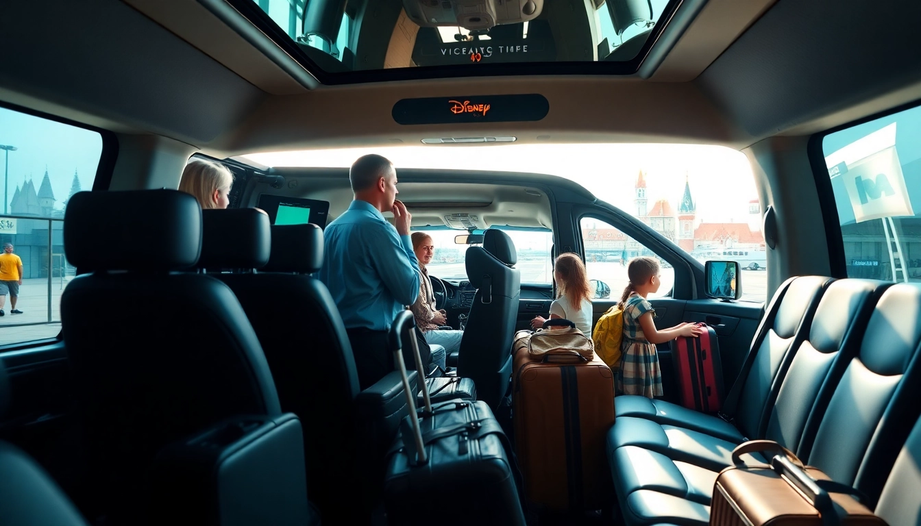 Beauvais Airport to Disney Transfer with families enjoying smooth service and excitement.