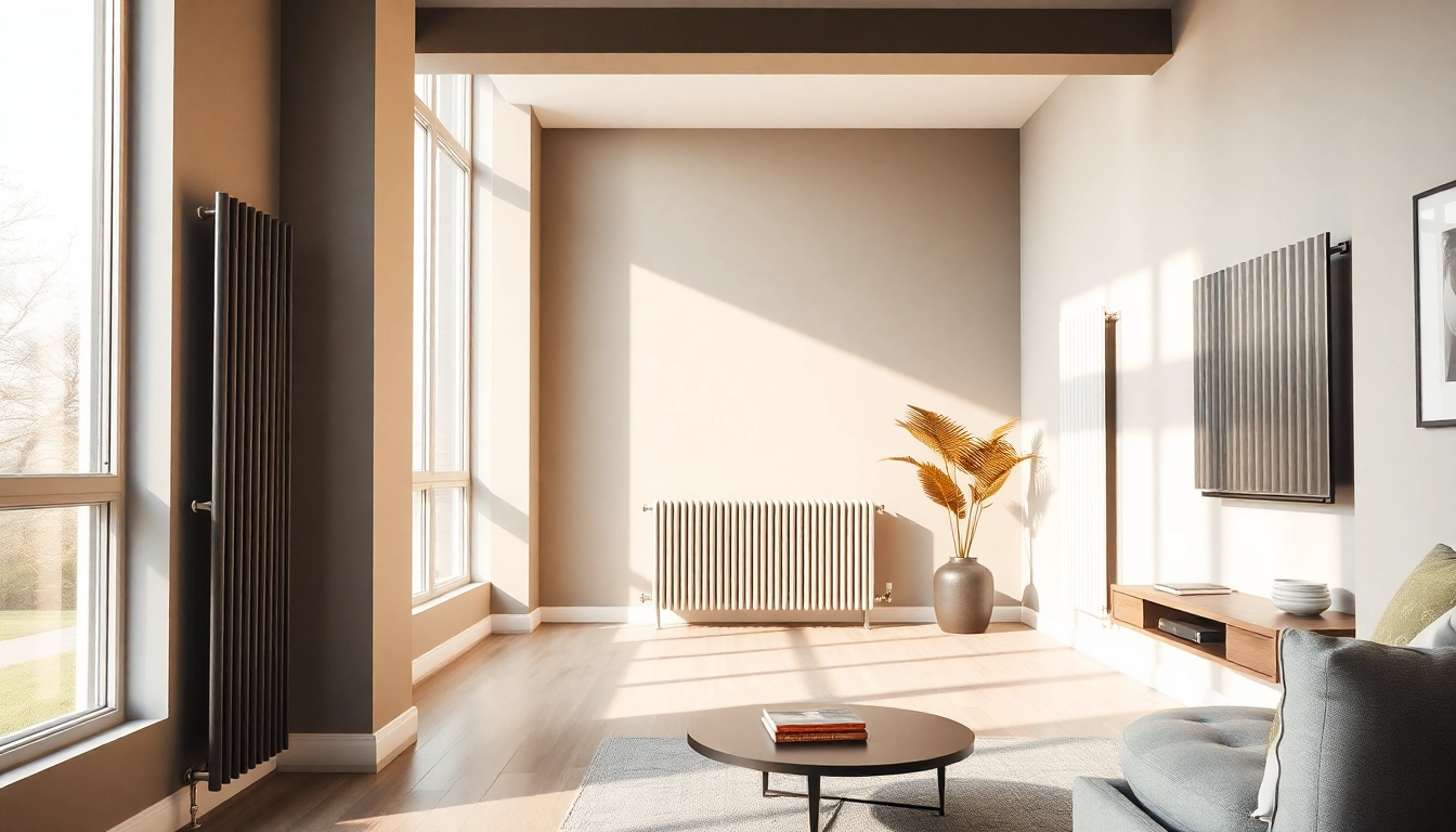 Praktische Heizkörper kaufen in modernem Wohnraum mit stilvollem Design.
