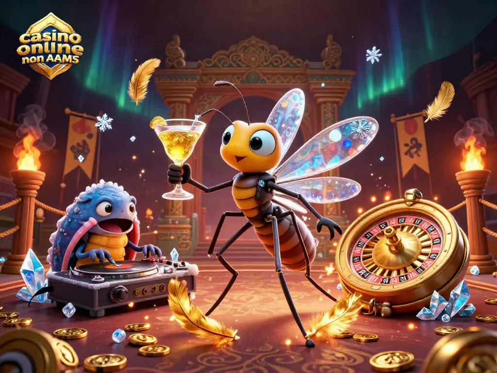 Gioca al casino online non AAMS con mascotte vibranti e elementi da gioco coinvolgenti.