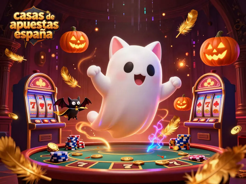 Casas de apuestas España: Disfruta de una emocionante jugada con personajes fantásticos en un casino místico.