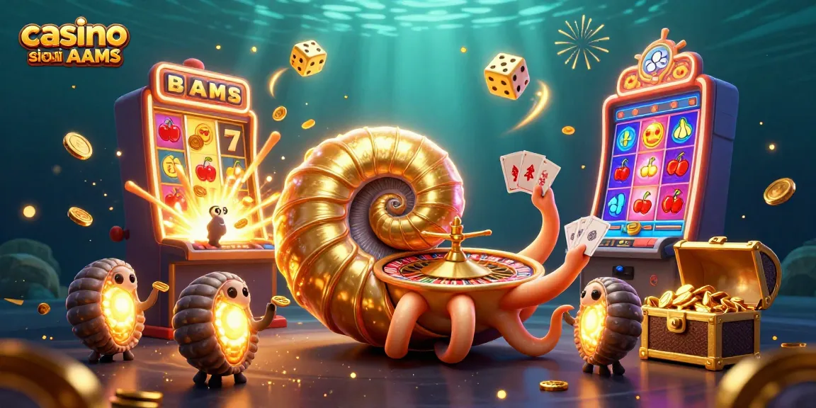 Gioca nei casino sicuri non AAMS mentre esplodi in vincite con slot e roulette in un'illustrazione vibrante.