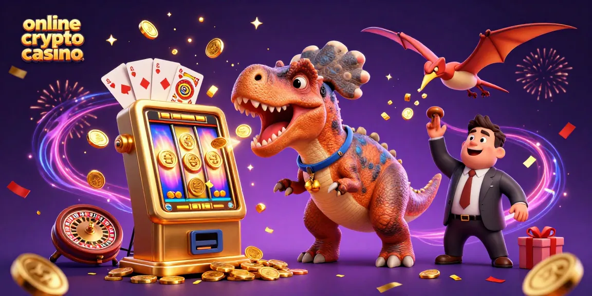 Gioca in un online crypto casino con golosi jackpot e avventura divertente tra dinosauri e vincite