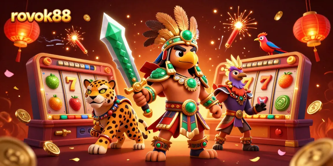 Experience thrilling jackpots and vibrant casino elements with rokok88 in an ultra-detailed 3D illustration.