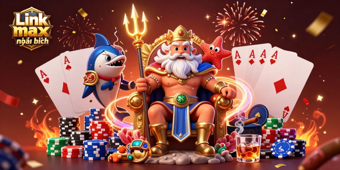 Experience thrilling excitement with Link vmax mới nhất, featuring Neptune and a vibrant casino setting.