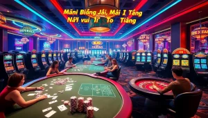KJC AC 3 immersive casino experience with thrilling tables, dice, and slot machines.