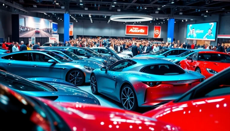 Experience the excitement of the Auto Cars Show featuring diverse vehicles and enthusiastic crowds.