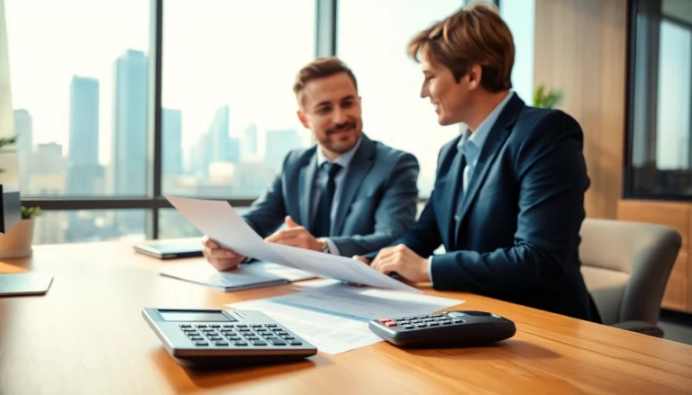 카드 한도 현금화를 통해 재정 상담을 받는 전문가와 고객의 일상적인 장면