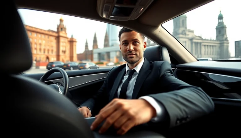 Experience top-quality Chauffeur Hire Nottingham services with luxury vehicles in a professional setting.
