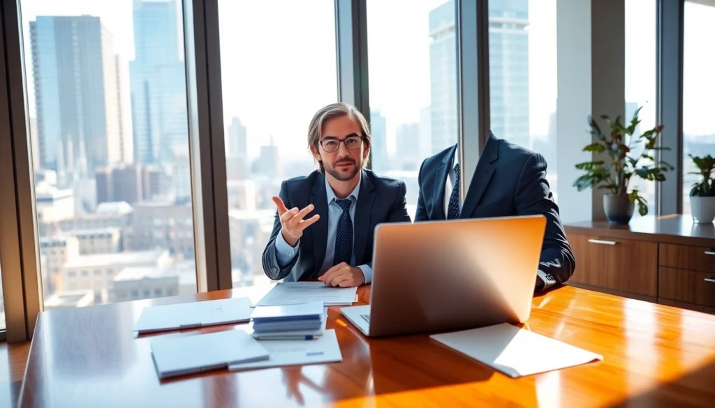 카드 현금화의 방법과 절차를 설명하는 전문가와 고객의 대화 장면.