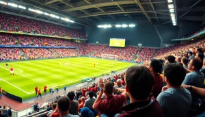 해외축구중계를 생생하게 즐기는 팬들의 모습