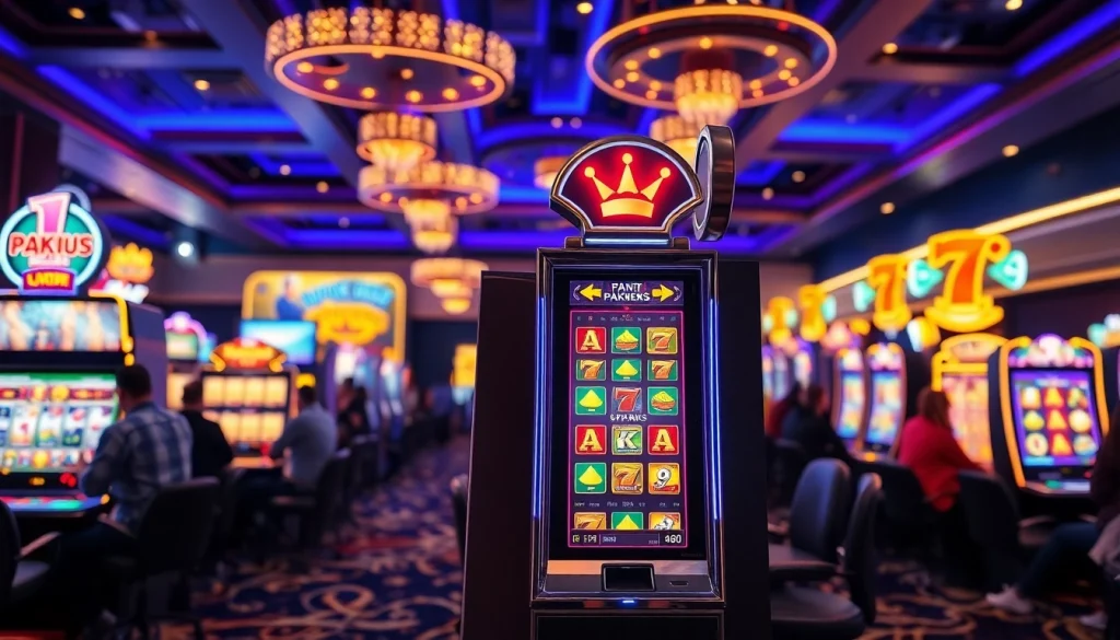 Menangkan dengan pakde4d slot di mesin slot modern yang menyala menarik dan penuh atmosfer.