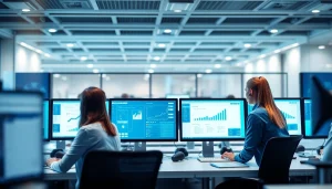 Team providing 24/7 IT Support Tampa at a modern help desk