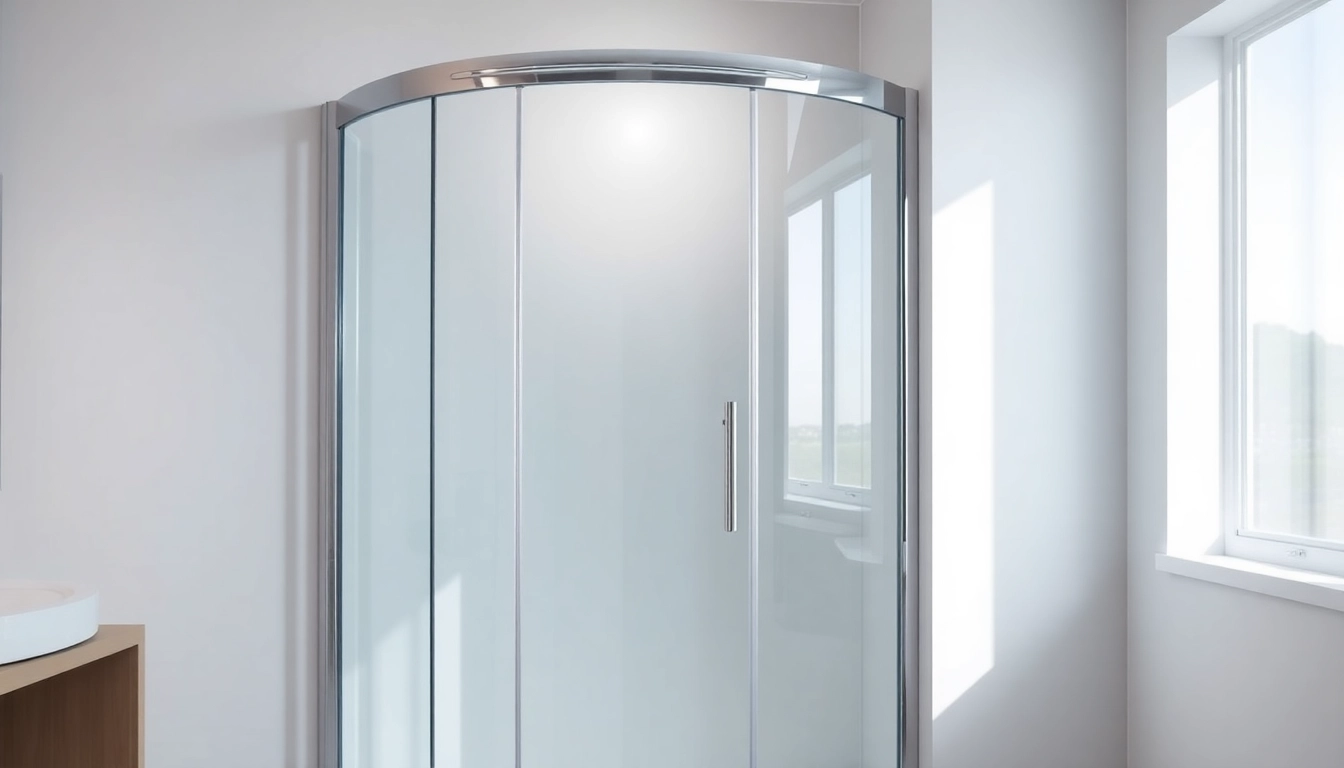 Entdecken Sie die sonni Duschkabine mit eleganten Glaswänden im modernen Badezimmer.