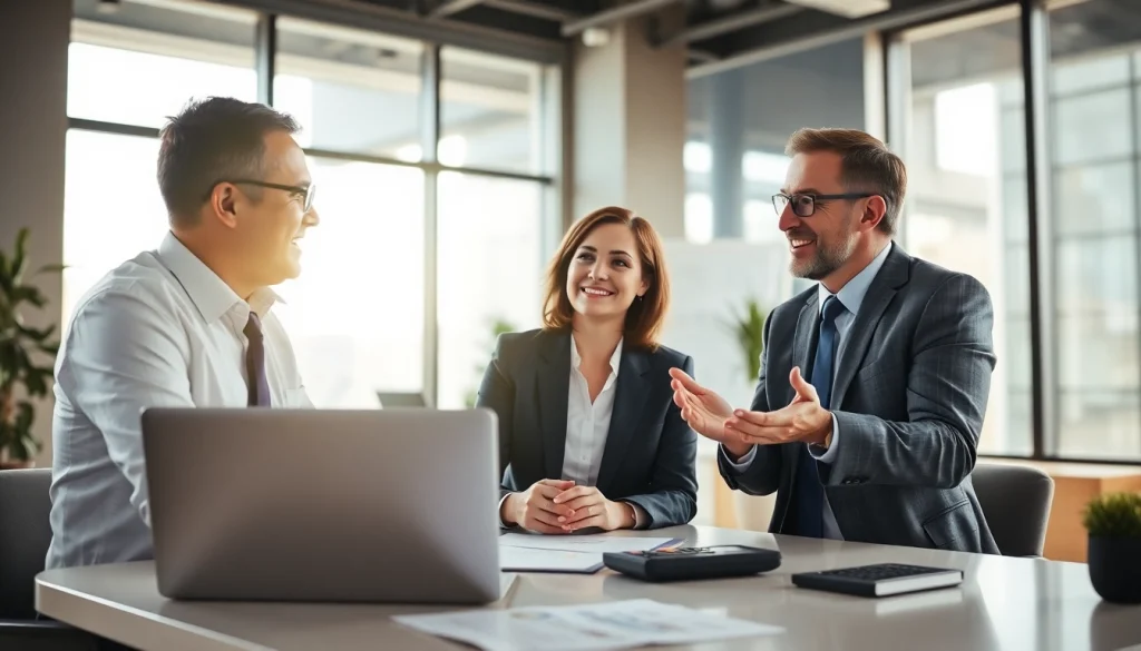 카드 한도 현금화 상담을 받는 전문가와 고객의 모습