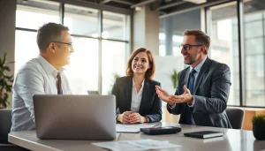 카드 한도 현금화 상담을 받는 전문가와 고객의 모습