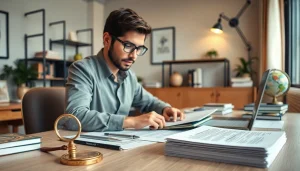 traducteur assermenté à Lille fournissant des services de traduction professionnels dans un cadre de bureau calme