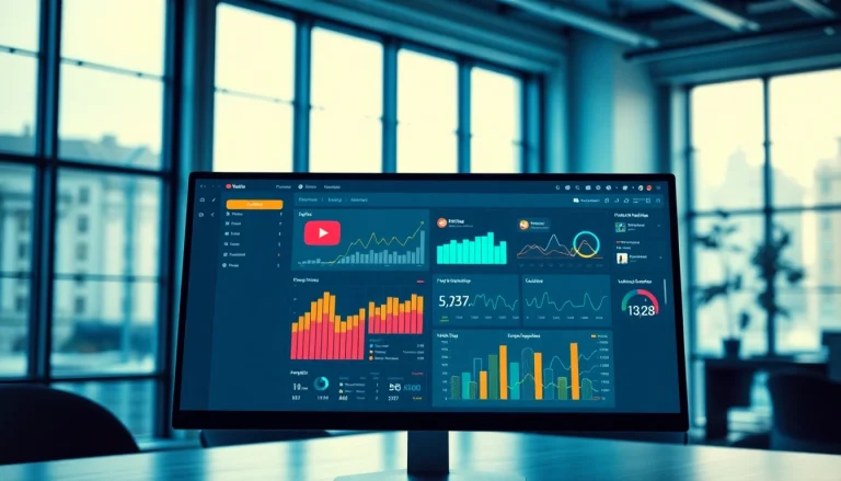 Boost your social media with youtube smm panel tools showcased on a sleek interface.