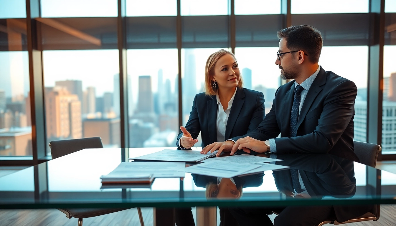 Consult with a professional real estate lawyer in an inviting office setting highlighting trust and expertise.