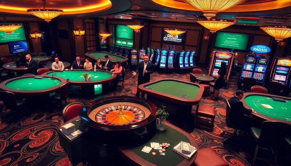 Experience thrilling gameplay at rr88 gratis with stunning casino visuals and dynamic betting action.