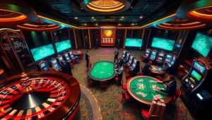 Experience the thrill of casino gaming with link vào da88 featuring vibrant roulette and poker tables.