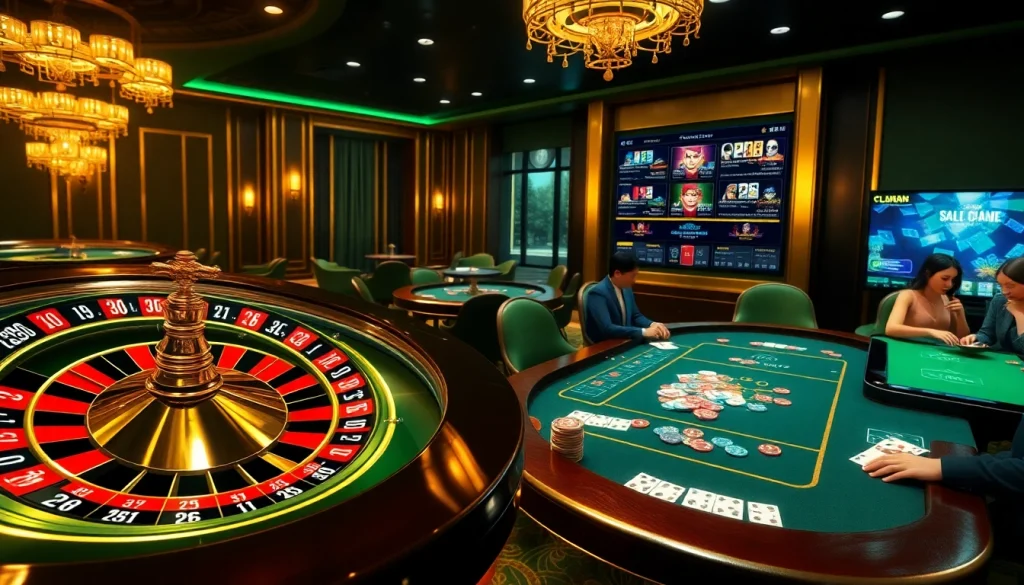 Experience the thrill of gambling at https://www.kjc.global/ with vibrant casino tables and lively gameplay.