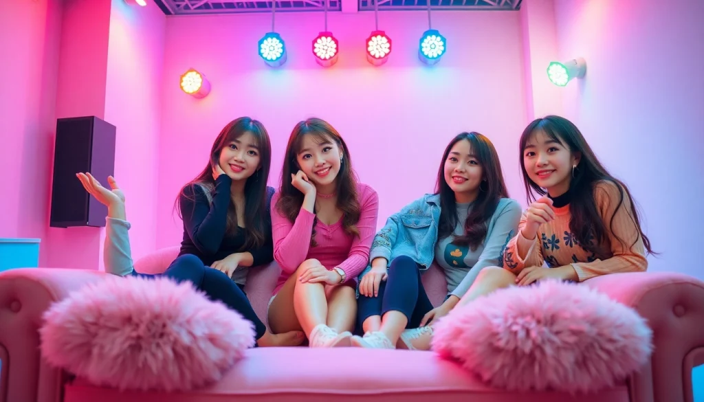 Dynamic poses of blackpink members showcasing their unique styles and personalities.