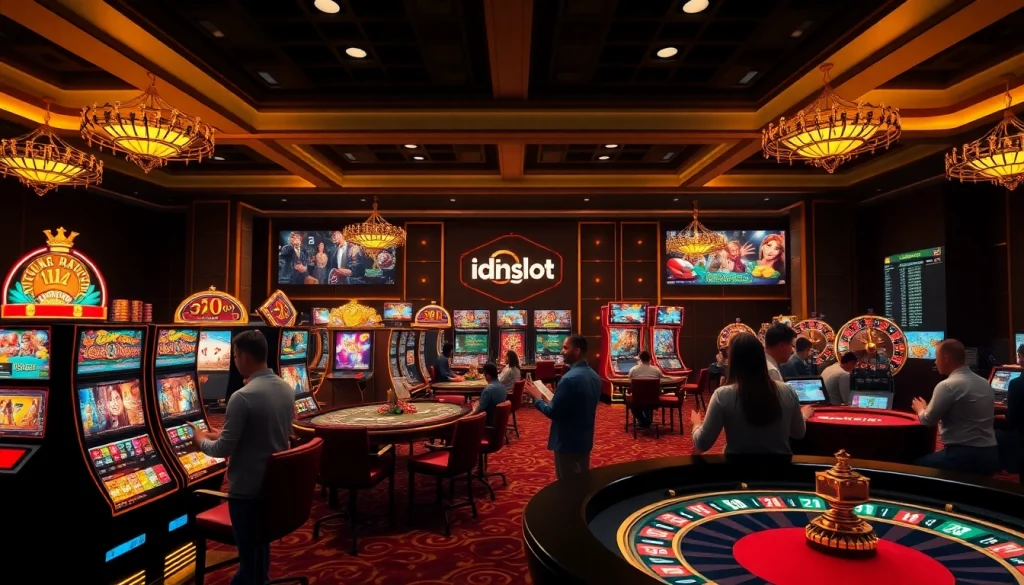 Experience the excitement of idnslot with vibrant online casino gaming action.