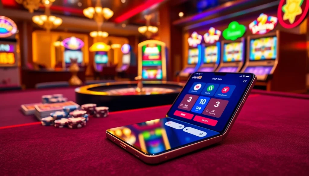 Engage in thrilling casino activities at Jun88 with vibrant tables and exciting gameplay.